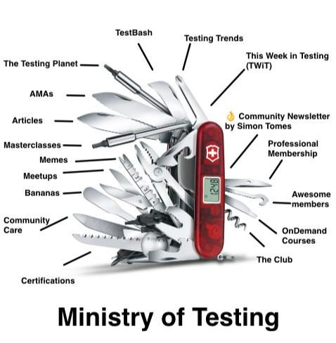 An image of a swiss army knife that list everything that MoT does.