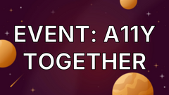 Event: a11y together image