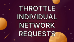 Throttle individual network requests image