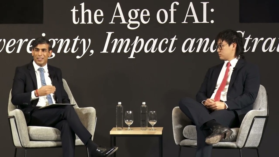 Rishi Sunak and Alexandr Wang discuss capturing the AI opportunity image