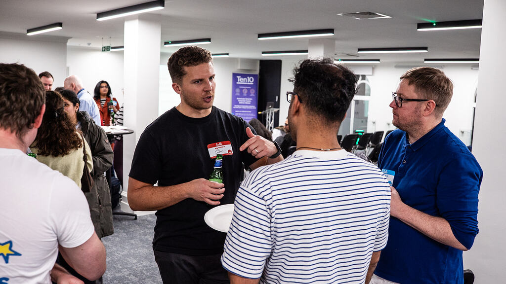 Quality people chattering away at MoT London