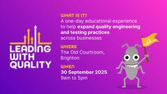 A new exclusive in-person event for Quality Leaders image