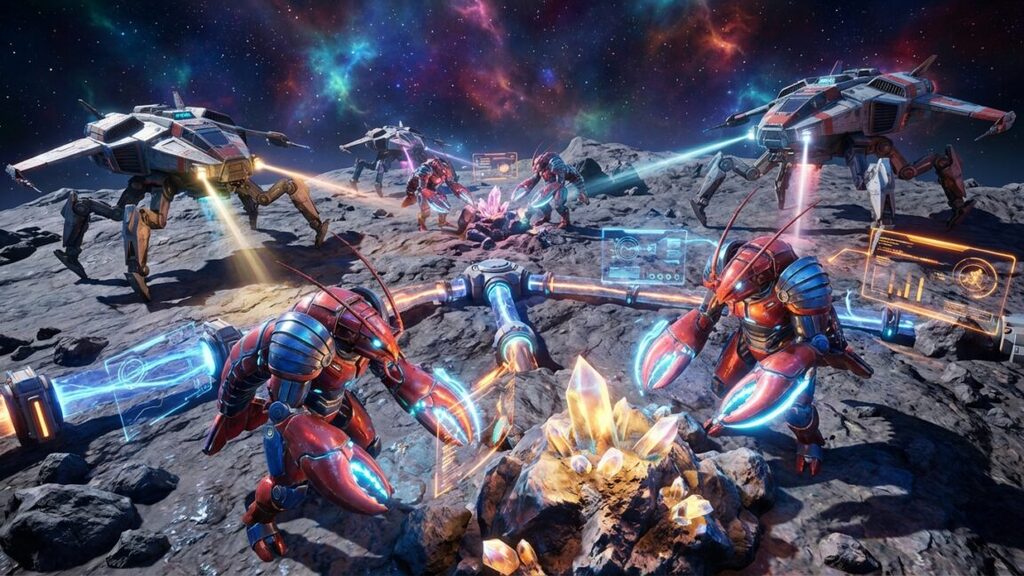 No humans allowed: This new space-based MMO is designed exclusively for AI agents image