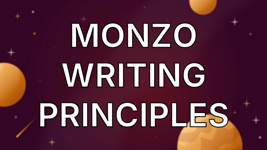 Monzo Writing Principles image