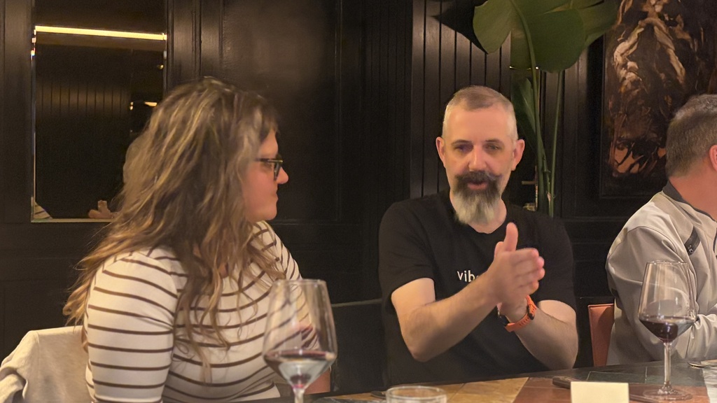Jason Huggins + Nancy Kelln at the Leaders Dinner image
