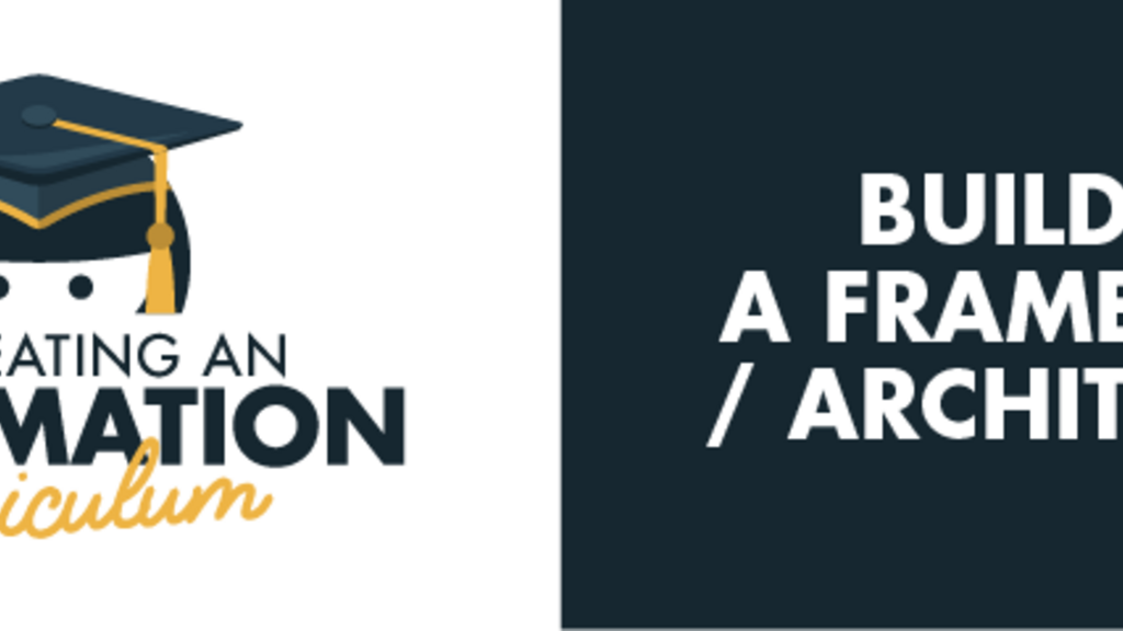 Building A Framework /  Architecture Task Analysis banner image