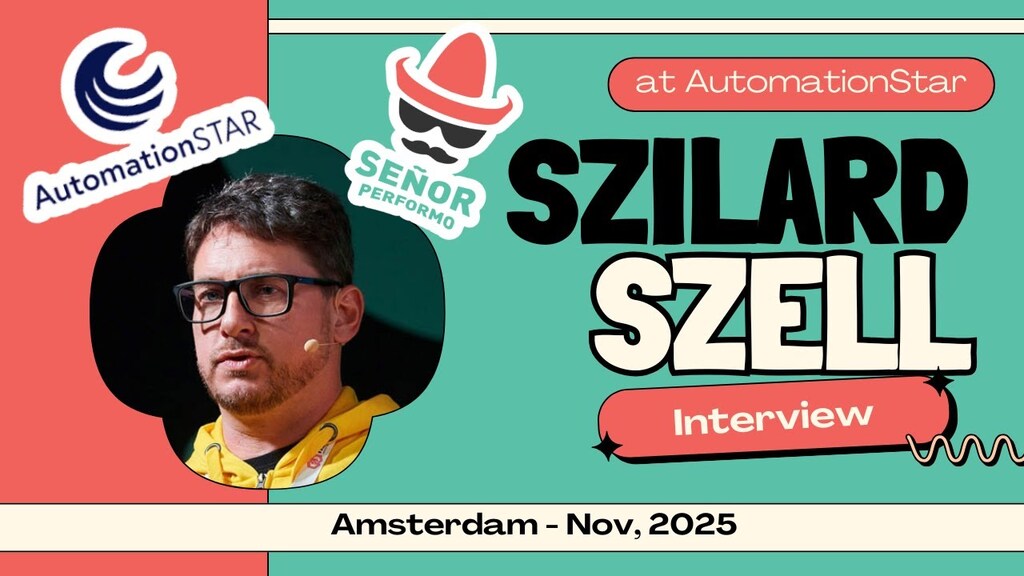 Interview with Szilárd Széll from #AutomationSTAR image