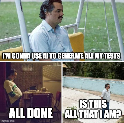 Man sitting alone contemplating the impact of using AI and trusting it blindly