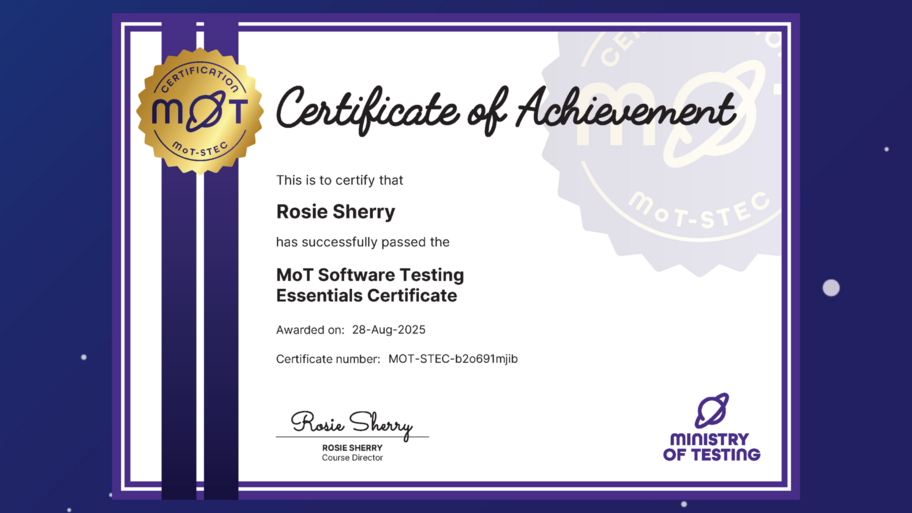 I'm STEC certified! image