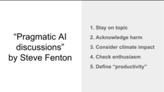 At a recent DORA community meeting, Saul Williamson did a demo of his experiences with spec-driven development. He started by sharing Steve Fenton's pragmatic guidelines for AI discussions. Good th... image