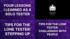 The Community's Guide to Being a Solo Quality Engineer / Tester image