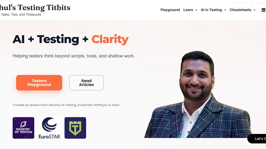 Portfolio Upgraded - Testing Titbits image