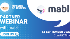 Join Sam McCall from mabl will share the five most common ways our customers are building a culture of quality among their teams that enables them to keep up with the rapid pace of development. image