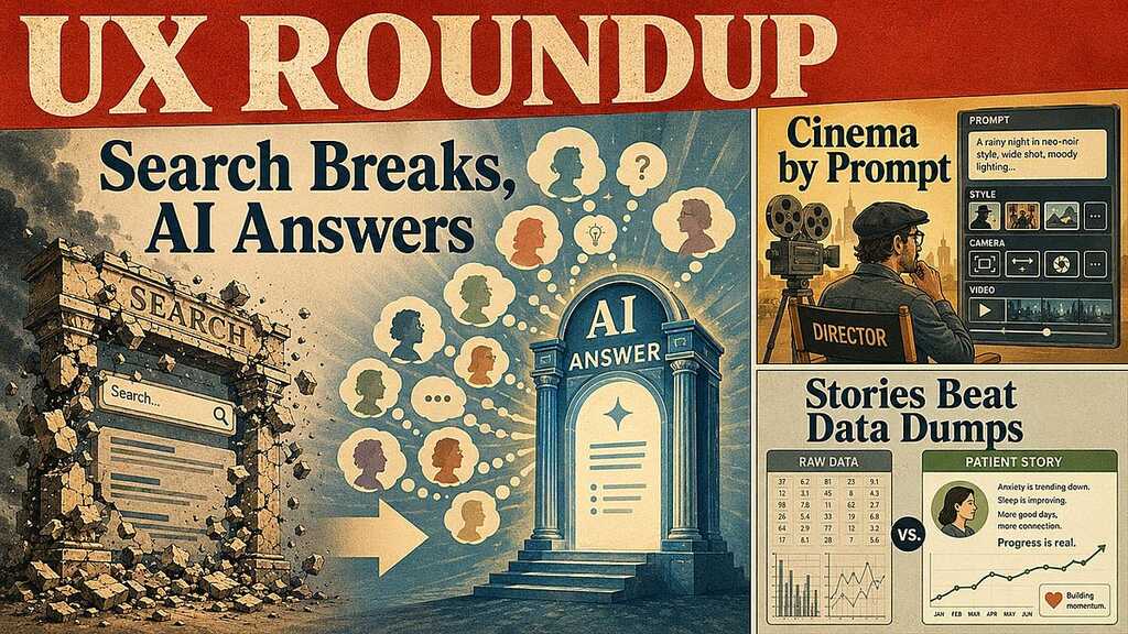 UX Roundup: Moby Dick | AI Broadens Use Compared to Search | Dashboard Visualization | Tacit Knowledge | Design Engin... image