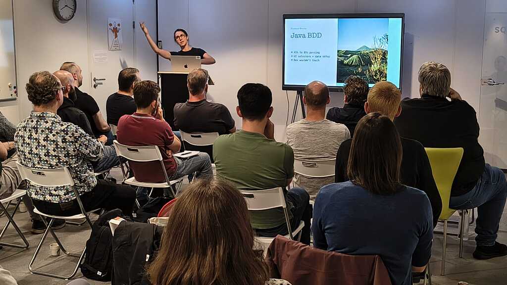 We were treated to a stellar lineup of speakers: Jarsto van Santen, a true legend from the Dutch TestBash era, reminded us why he’s still a crowd favorite. Martin Gijsen, Automation in Testing Strategist at PuPPET, brought sharp insights and fresh perspectives. And of course, the ever-vibrant Elizabeth Zagroba, who lit up the room with her energy and wisdom. If you haven’t seen her speak yet — make sure you do at the upcoming TestBash!  It was an evening of reconnection, inspiration, and a shared sense of “we’re building something again.” The MoT-NL chapter is alive, and this is just the beginning. Here’s to more meetups, more stories, and more testing magic. 🚀