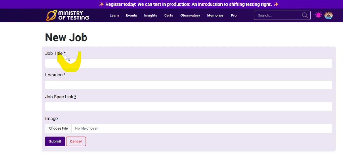 This issue was noticed during form validation testing. Mandatory indicators are meant only to visually mark required fields. Showing a browser tooltip on hover may confuse users and give the impression of an error before any interaction or submission.