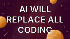AI will replace all coding image