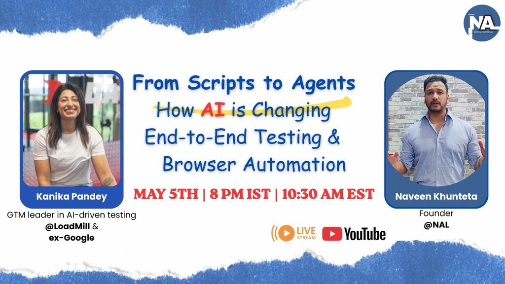 From Scripts to Agents: How AI is Changing End-to-End Testing and Browser Automation image image