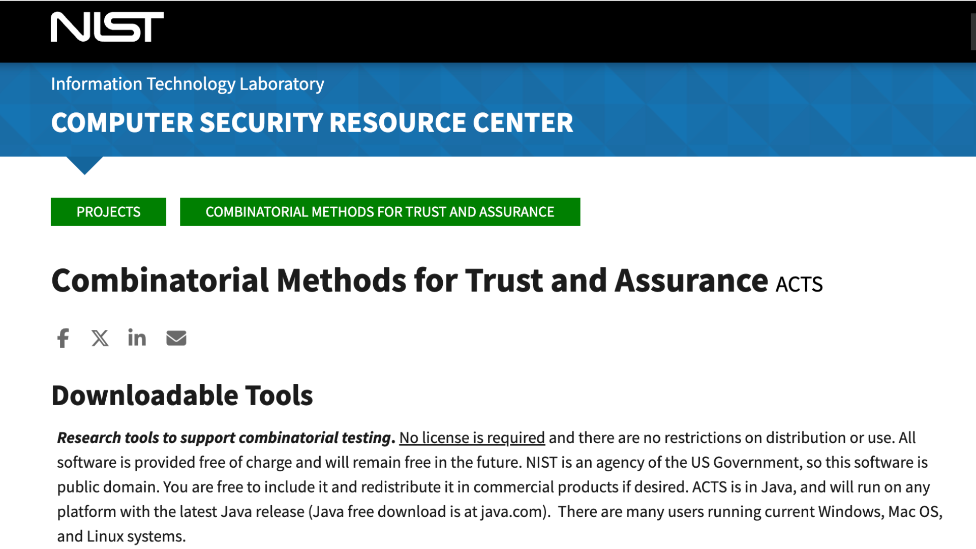 ACTS tool image