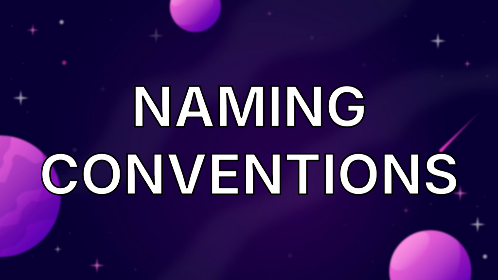 Naming Conventions image