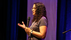 Keara Phillips-Vabre took to the 99 second stage at MoTaCon image