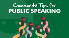 Check out tips and tricks for public speaking from the testing community in this Testing Planet article image