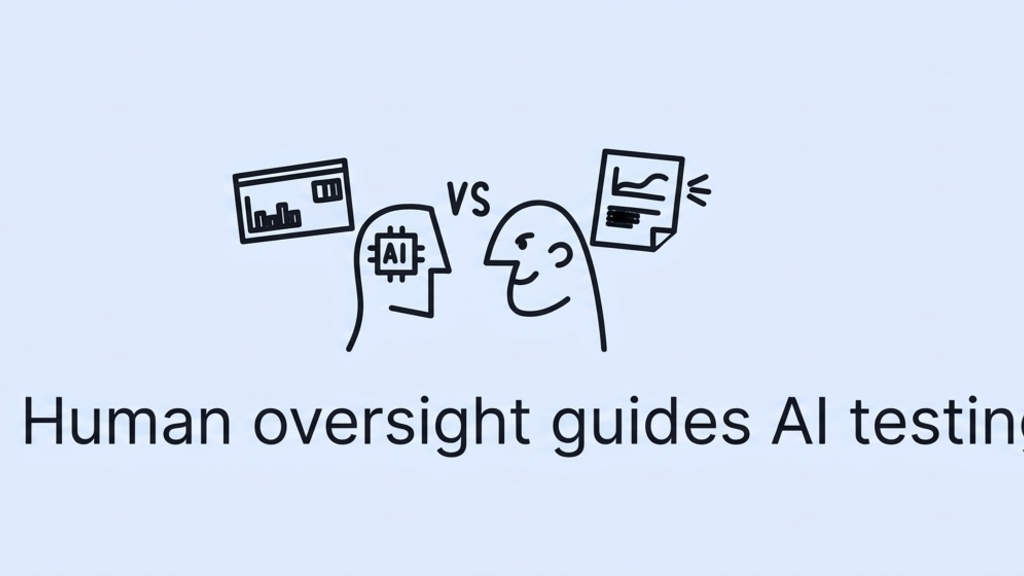 Human oversight in AI automation testing image image