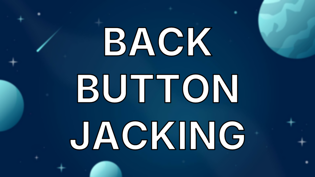 Back button jacking image
