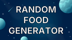 Random Food Generator image