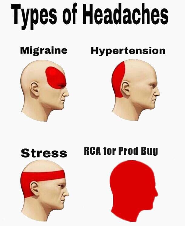 RCA for the Prod bug on Friday Evening has its vibe