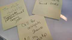 Post-It Reflection: My talk with Shawn image