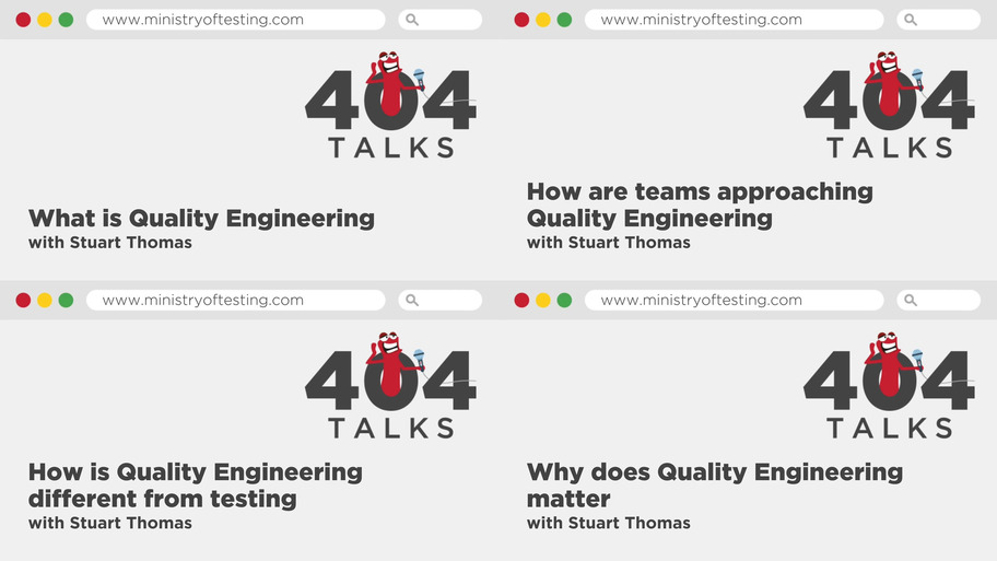 What is Quality Engineering? 404 talks image
