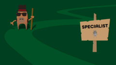 <div>In the context of software testing, I think of a specialist as someone who is the go-to person for a particular area / topic / technique, etc. A person who is often associated with something specific, because of the level of skill / experience they have in it. A specialist will typically be able to consult on, educate, and train people on the given topic.</div> image