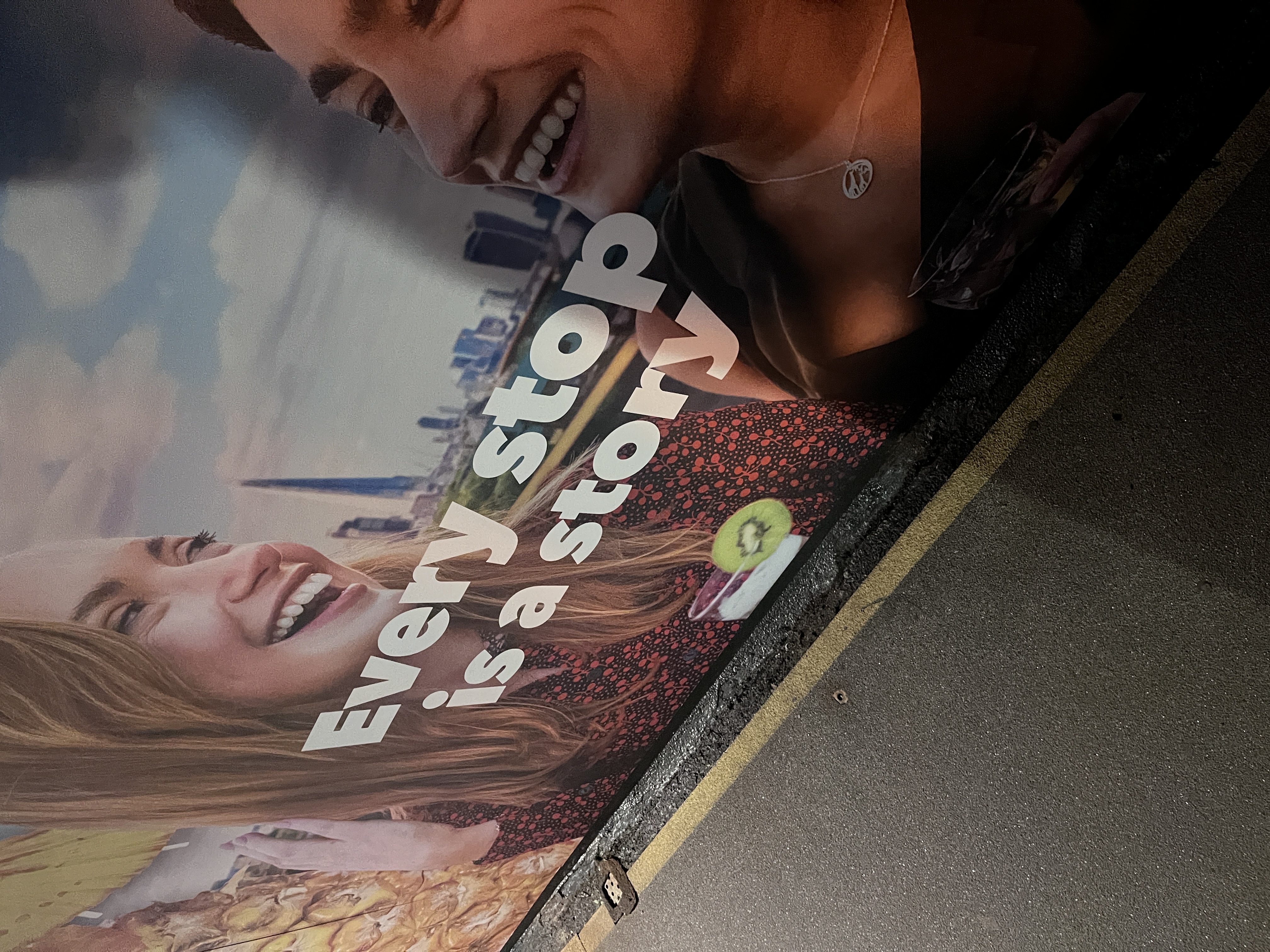 every stop is a story signage  image