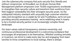 KnowB4 - Automated Testing/QA Lead - SaaS Ecosystem image