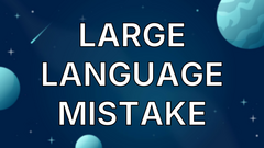 Large language mistake image
