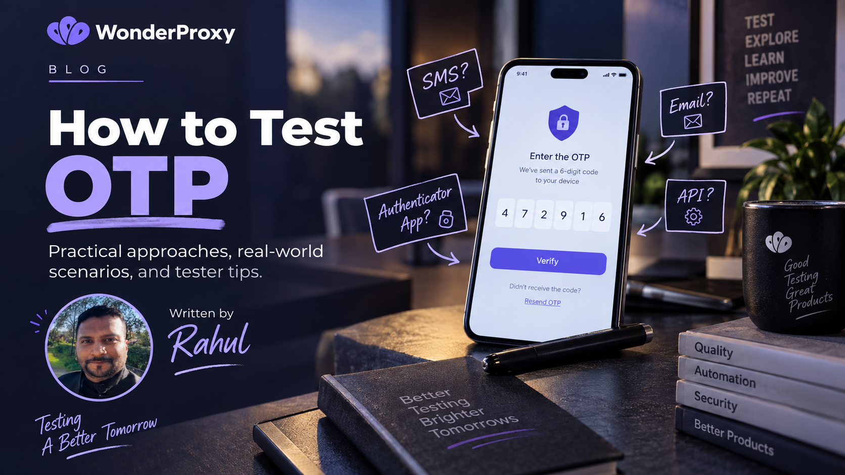 OTP testing looks simple—until real-world edge cases start breaking your authentication flow.

In my latest article... image