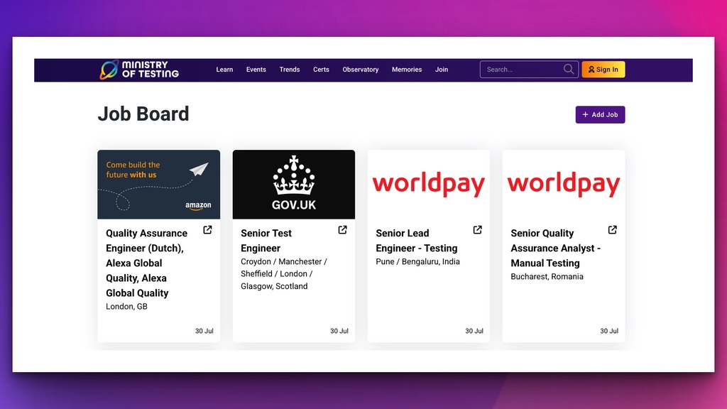 Find out who is hiring: we've updated our job board image