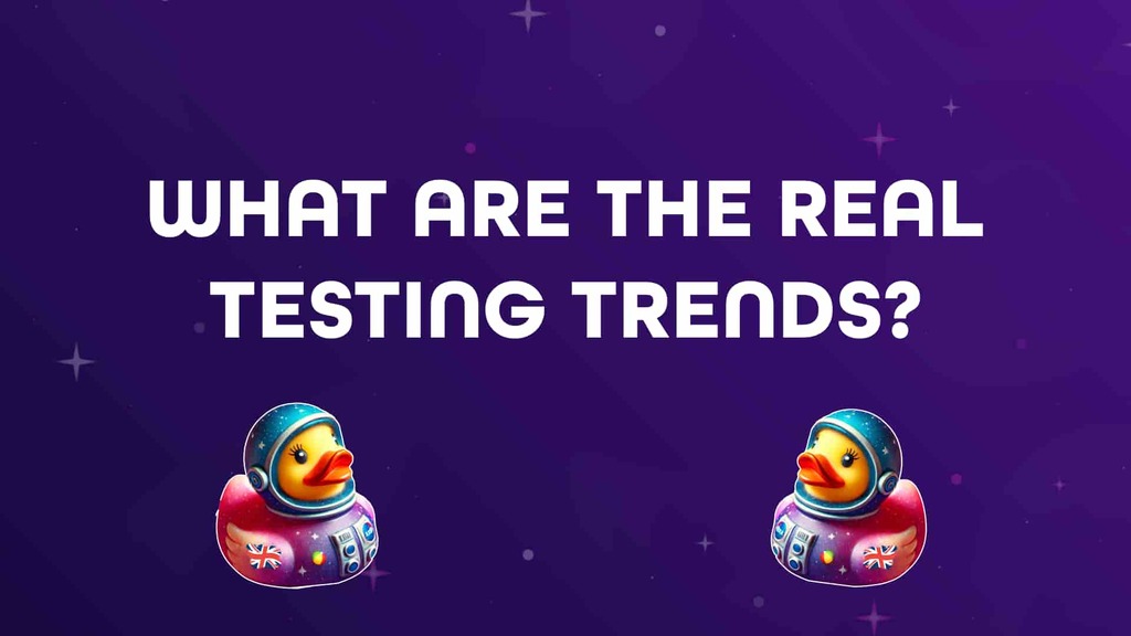 What are the QA trends that you are seeing right now? image