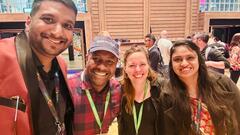 Selfie time with awesome people image