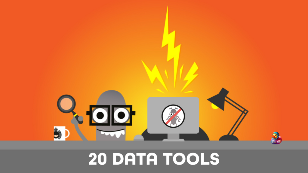promo image that says '20 data tools'