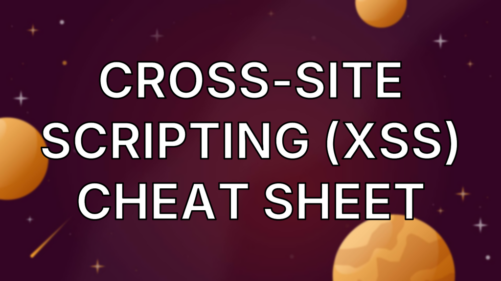 Cross-site scripting (XSS) cheat sheet image