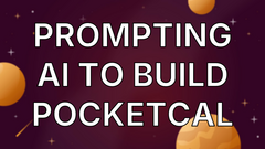 Prompting AI to build PocketCal image