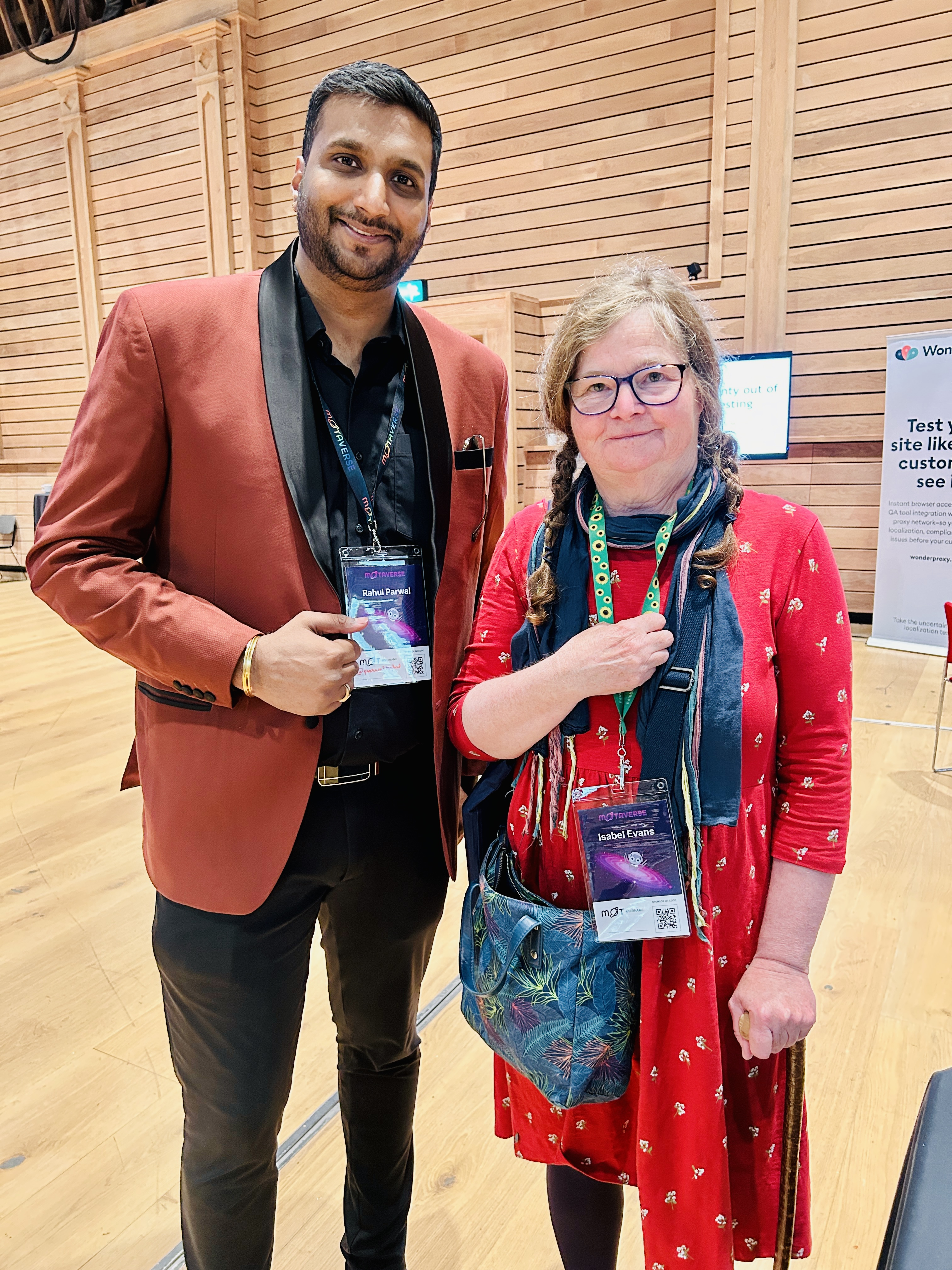 Esabel Ivans With Rahul Parwal
