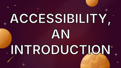 Accessibility, An Introduction image