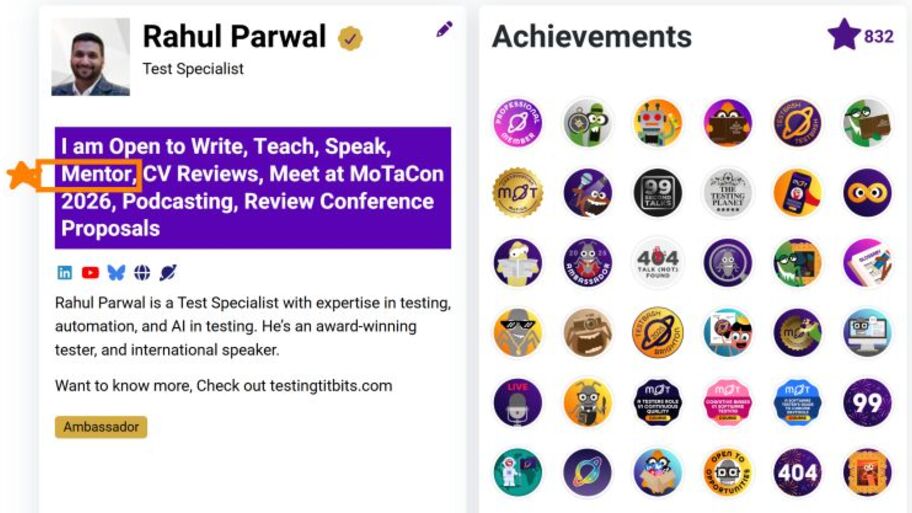 I am open to mentoring in MoTaverse image