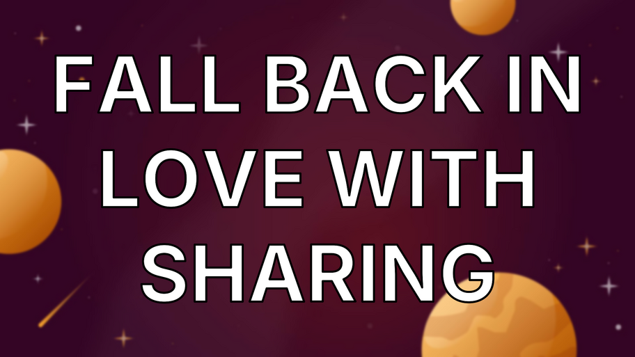 Fall back in love with sharing image
