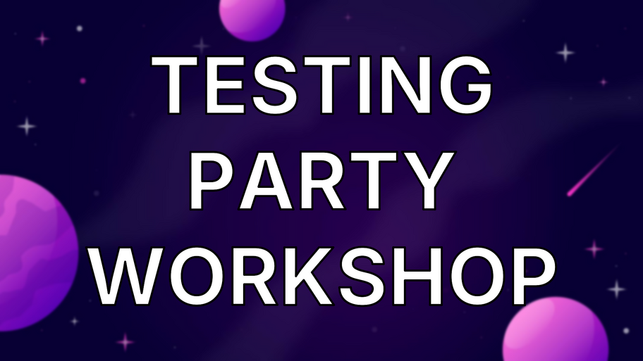 Testing Party Workshop image