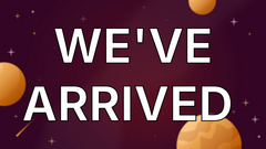 We've arrived  image