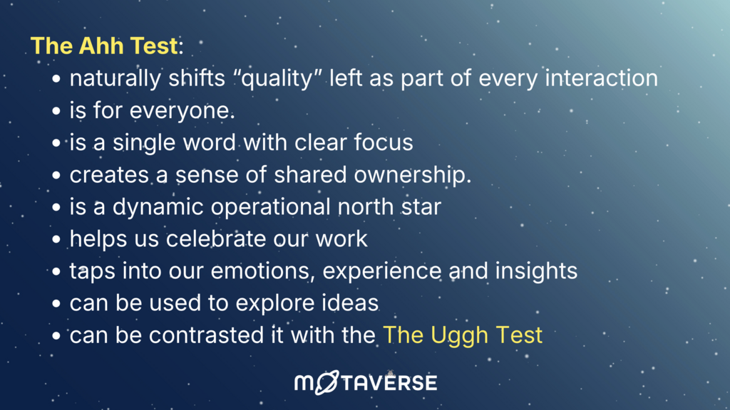 The Ahh Test Summary image